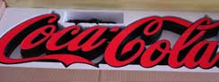 LED Epoxy Resin Tooling Made Front-lit Signs for Coca-Cola